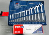 آچار ۱۴ عددی مدل یک سر رینگ درجه یک برند LORD با ۲ سال گارنتی CHROME VANADIUM