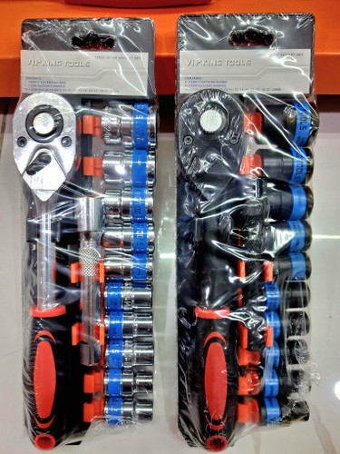 آچار بکس ۱۲ پارچه ریلی درایو ۱/۲ کیفیت بالا درجه یک برند vip king tools